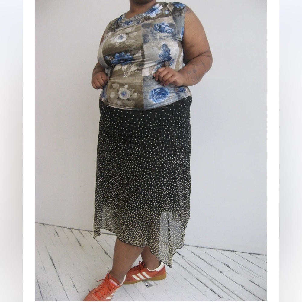 VINTAGE APOSTROPHE PolkaDot Skirt